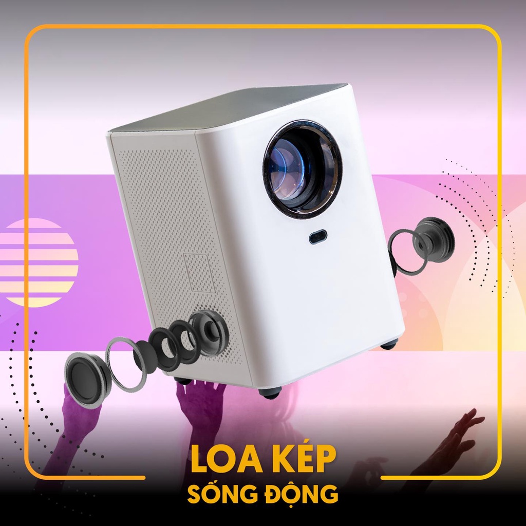 Máy Chiếu Mini Beecube Xtreme Chiếu Độ Phân Giải Full HD- Hỗ Trợ Đầu Vào 4K