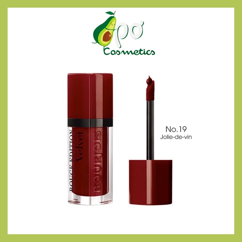 Son Bourjois Velvet #19 Đỏ Mận