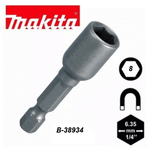 Đầu bắn tôn Makita B-38934 (8mm)