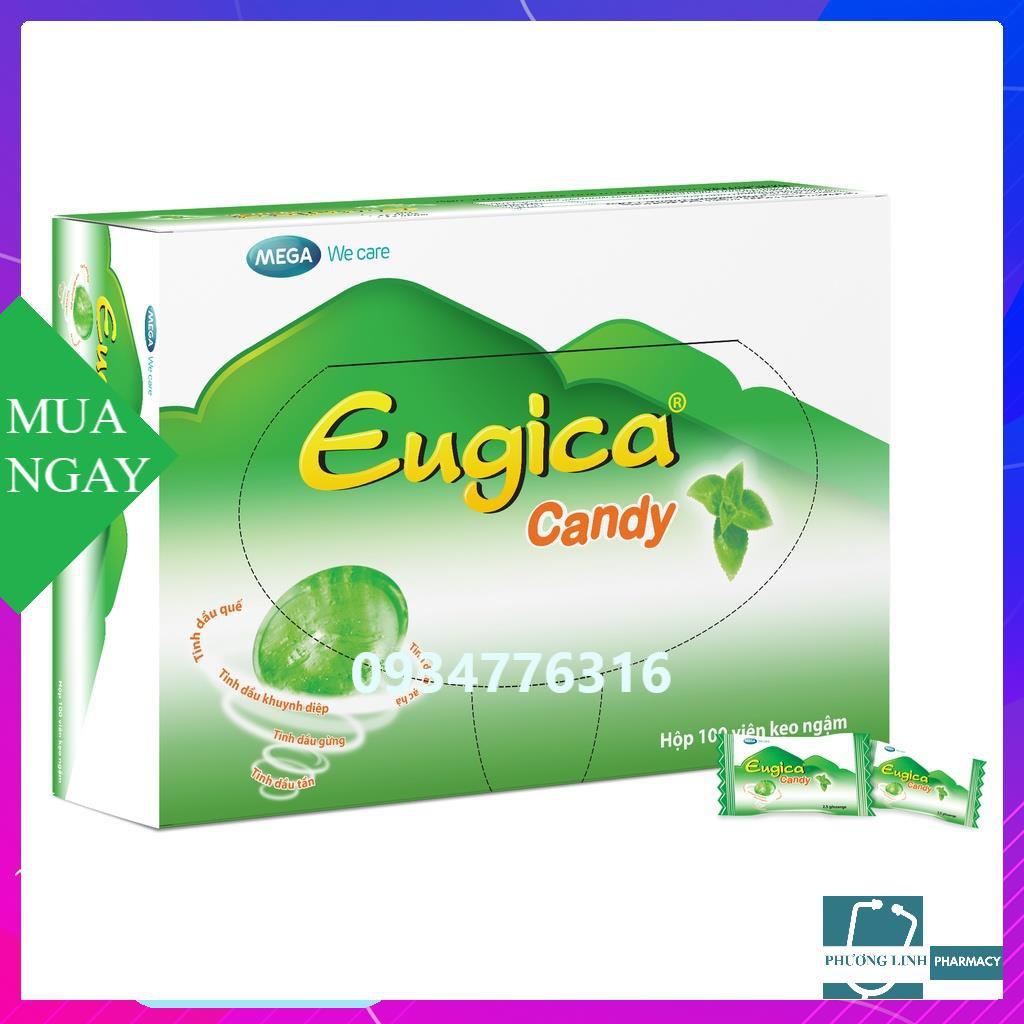 Kẹo ngậm Eugica hộp 100 viên