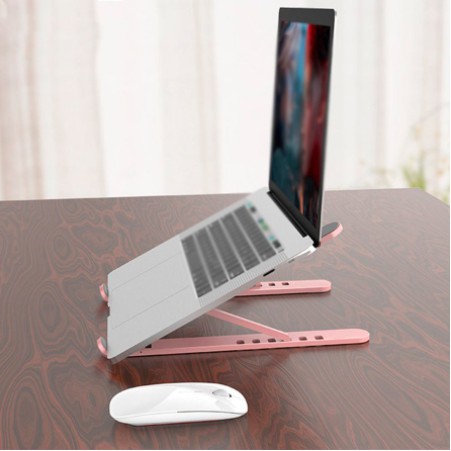 Giá đỡ laptop stand nhôm hỗ trợ tản nhiệt có thể gấp gọn chỉnh độ cao để laptop, ipad, macbook, surface