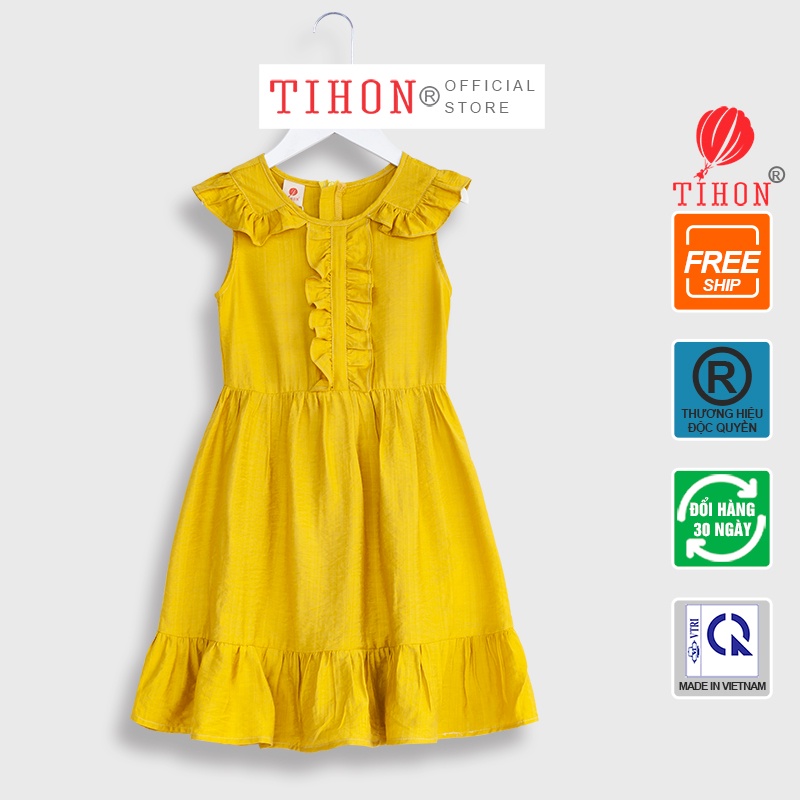 Váy trẻ em TIHON phong cách Hàn Quốc, chất liệu mềm mại VD0750191