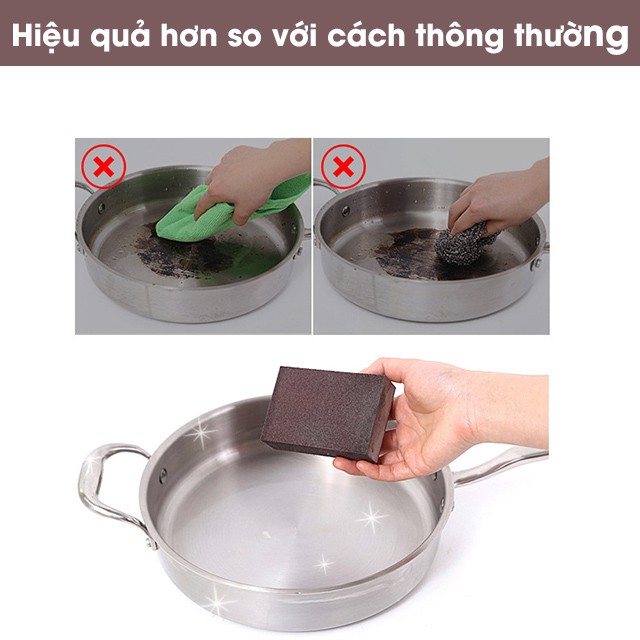 [BỘ ĐÔI HOÀN HẢO] Bình Xịt Vệ Sinh Nhà Bếp Aibo Vàng & Miếng Cọ Nồi Siêu Sạch - Quà Tặng Kèm 2 Túi Magic Rub