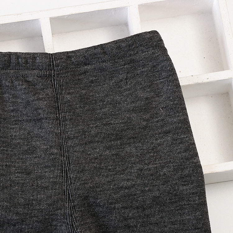 Quần legin lót lông bé gái size 7-15kg họa tiết đính tai thỏ xinh xắn QD08