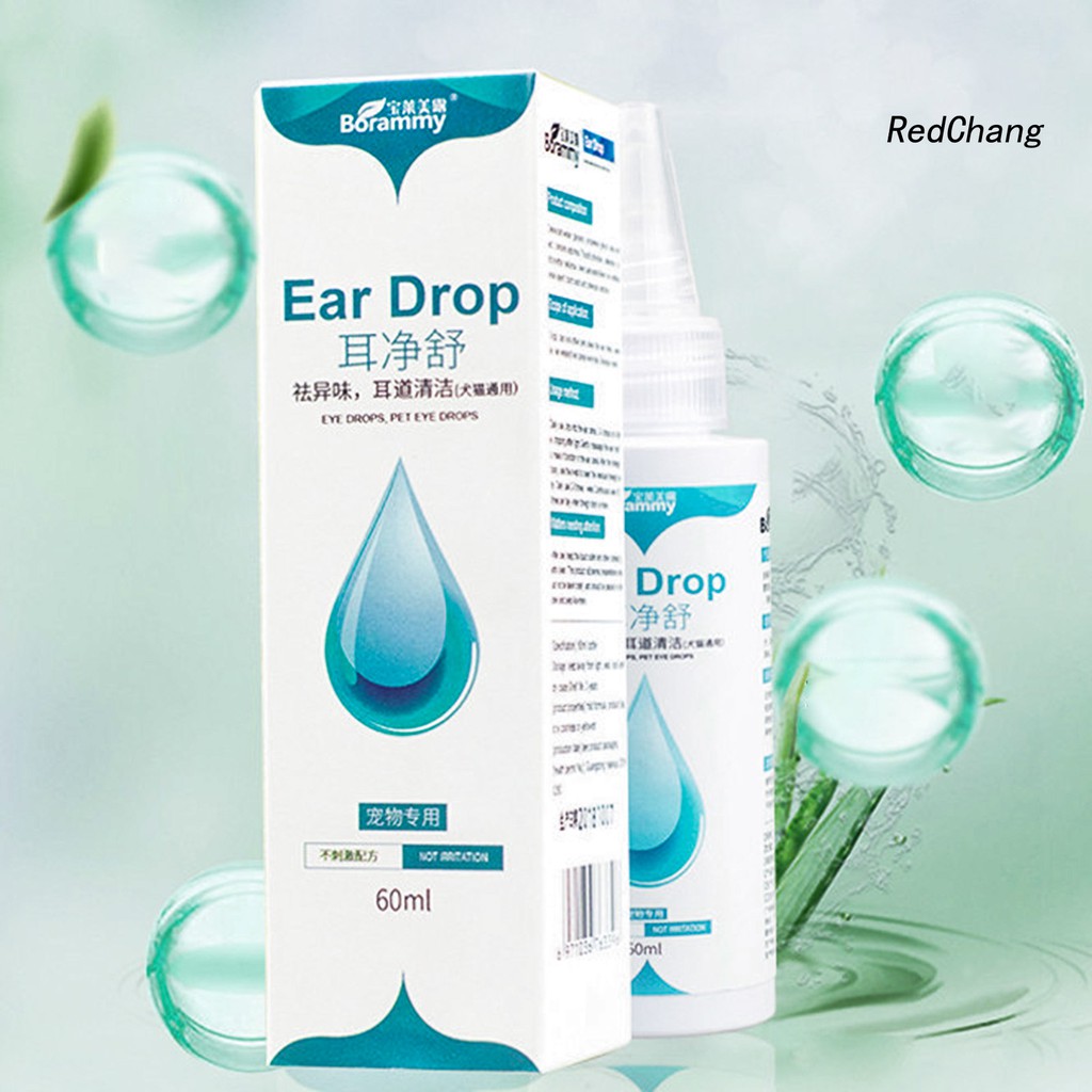 DROPS Dung Dịch Vệ Sinh Tai Cho Thú Cưng 60Ml