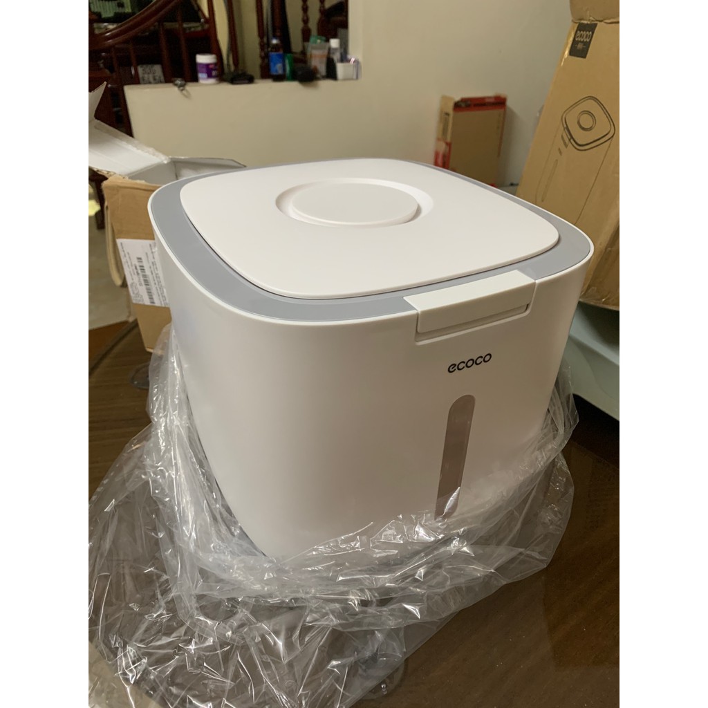 Thùng đựng gạo ecoco-FREESHIPchính hãng loại cao cấp (hàng có sẵn)..