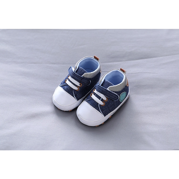 Giày Tập Đi Chống Trượt Bằng Vải Cotton Dành Cho Bé Trai