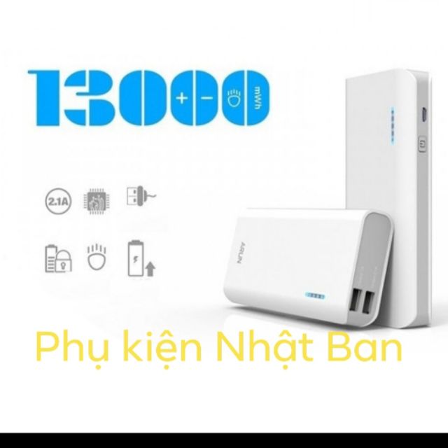 Sạc dự phòng arun : 13.000mh
