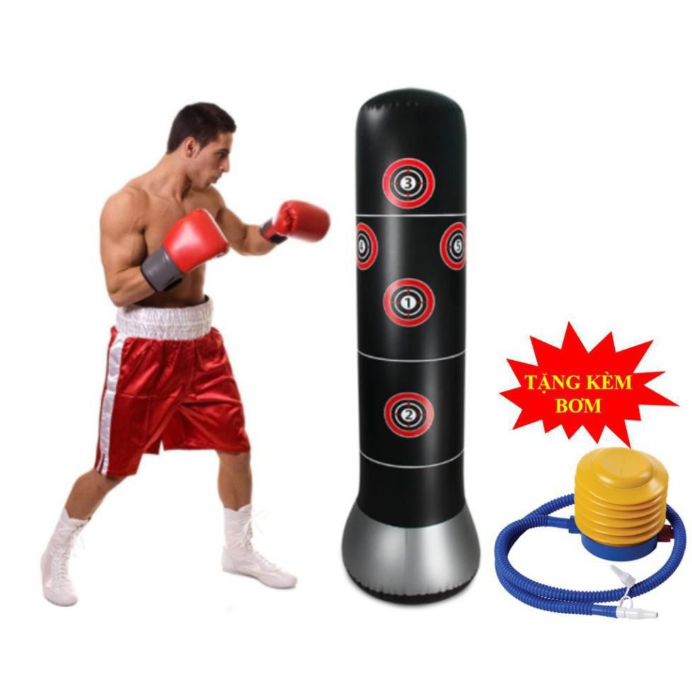 ]Trụ đấm đá PURE Boxing bơm hơi_ (TẶNG KÈM BƠM)