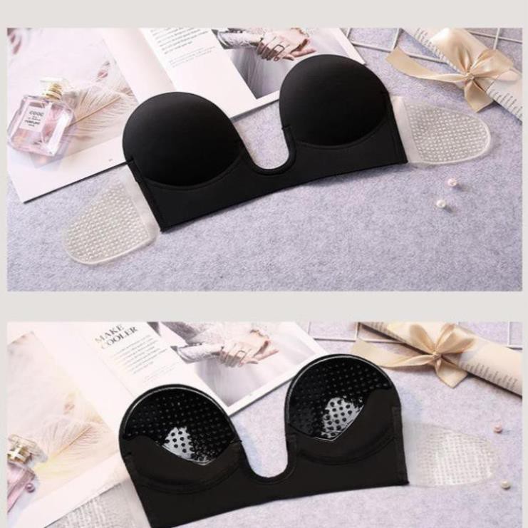 Áo dán ngực chữ U [TIỆN DỤNG] Áo ngực không dây dính dùng cho mặc váy đầm hở vai lưng | BigBuy360 - bigbuy360.vn