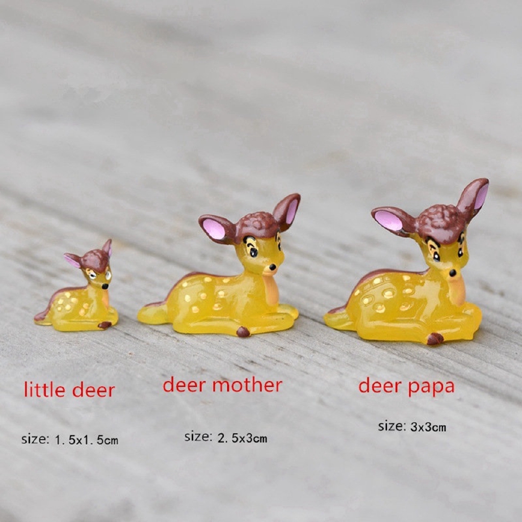Tượng trang trí tiểu cảnh hình con hươu