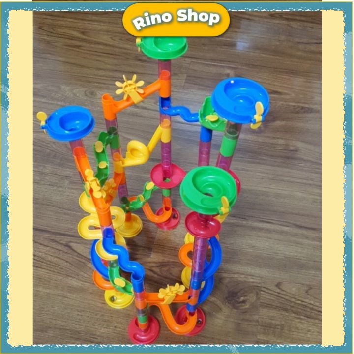 Bộ đồ chơi lắp ráp lăn bi Marble run Vui Nhộn Cho Bé Yêu