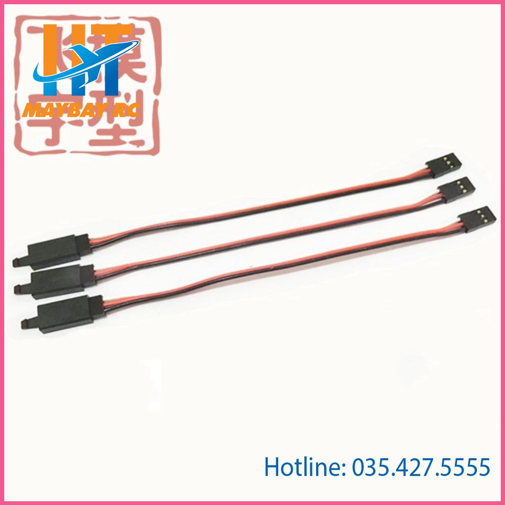 Dây nối dài servo loại xin dài 15,20cm có móc chống tụt