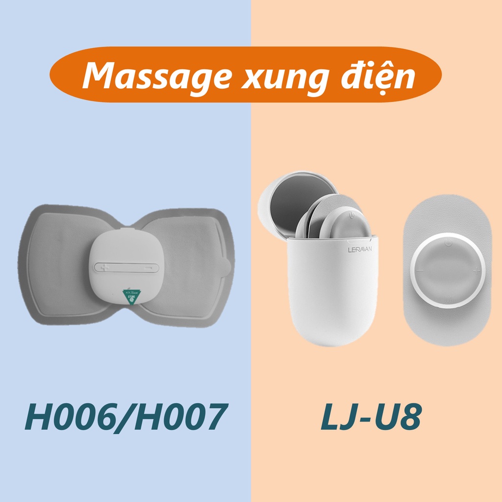 Miếng dán massage mini Xiaomi Leravan LR-H006 - Máy massage Xiaomi Leravan LF-U8