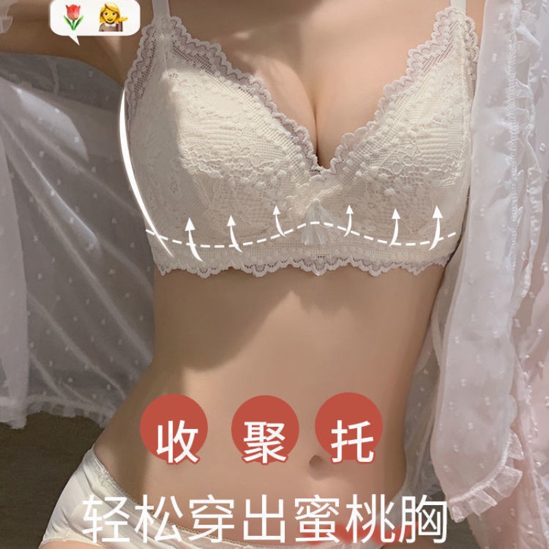 Áo lót nâng ngực không gọng phối ren quyến rũ dành cho nữ | BigBuy360 - bigbuy360.vn