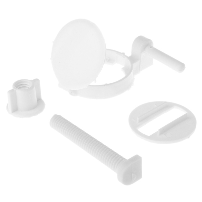 Set 2 Ốc Vít Nhựa Cố Định Bệ Ngồi Toilet
