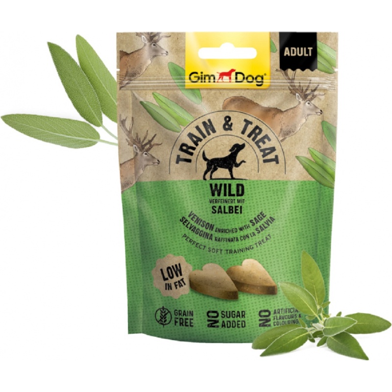 125g - GIMDOG TRAIN &amp; TREAT - Snack hỗ trợ huấn luyện cho chó - chính hãng Đức - PetZoneHCM