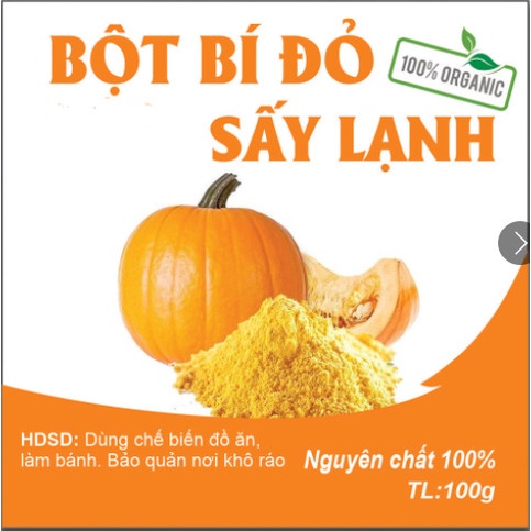 Bột bí ngô (100gr)