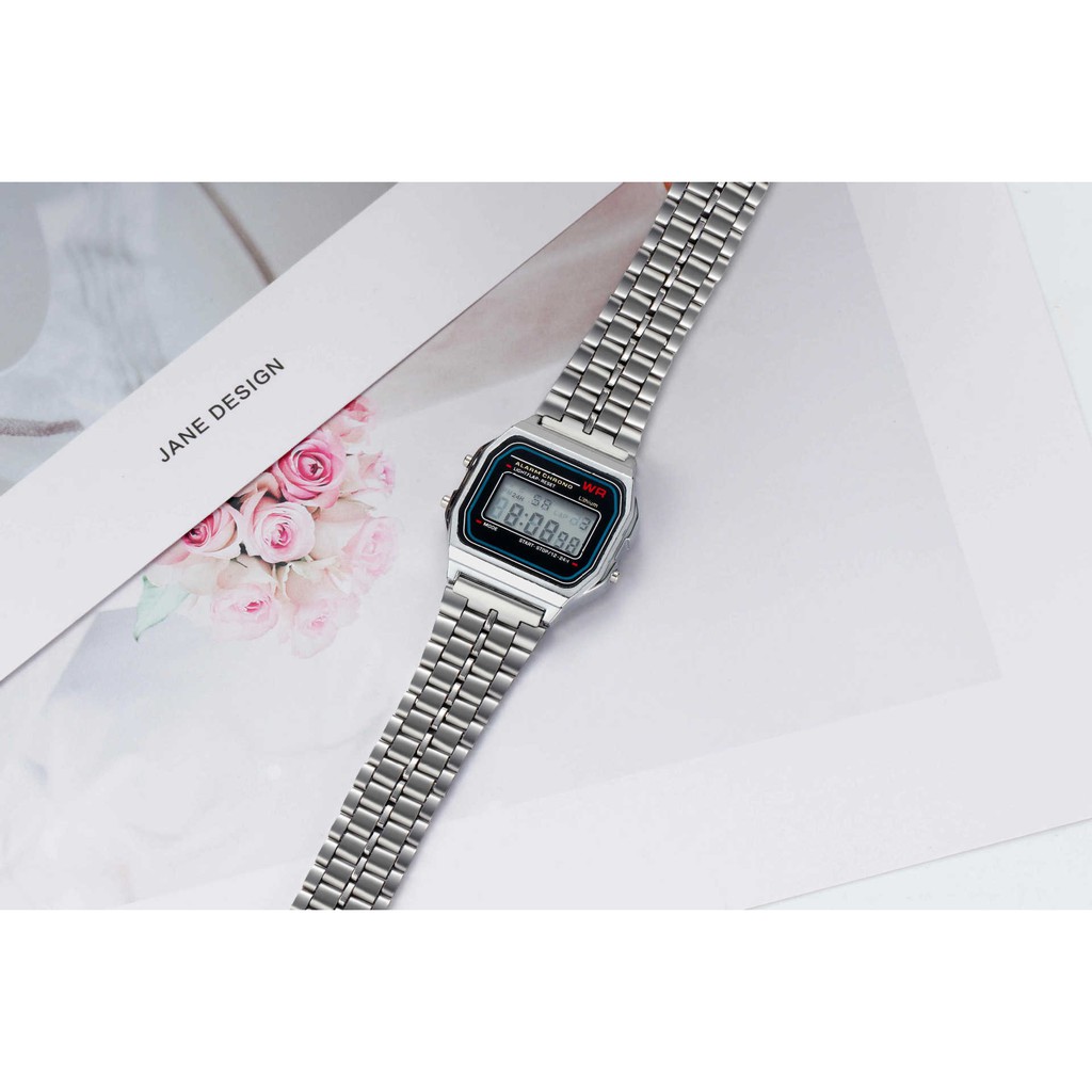 (Giá sỉ) Đồng hồ điện tử Unisex dây thép C120 có báo thức ,lịch ngày tự động, đèn ban đêm, kháng nước sinh hoạt nhẹ | BigBuy360 - bigbuy360.vn