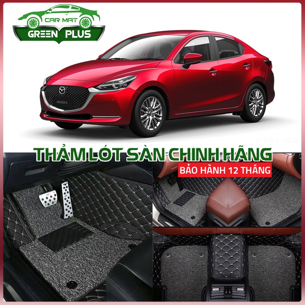 Thảm lót sàn ô tô 6D Mazda 2 2013-2020 chống nước, không mùi, phủ kín 90% sàn xe