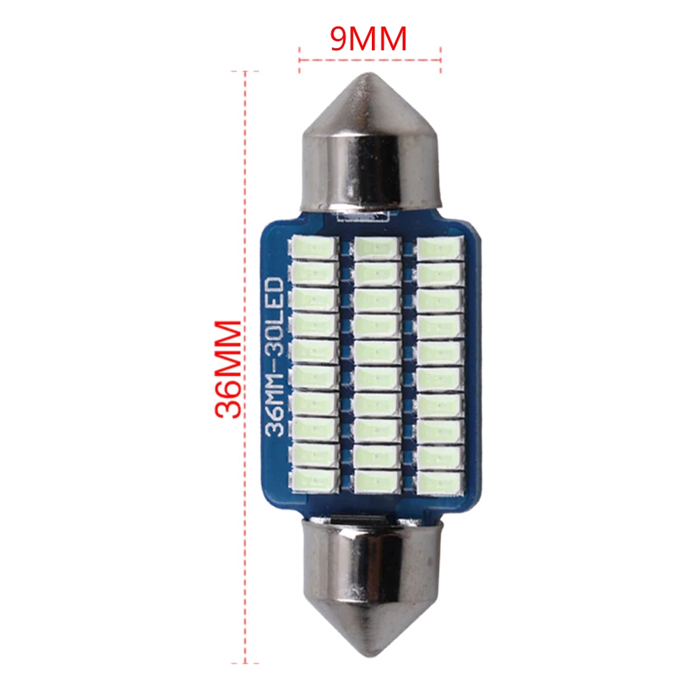 Set 2 đèn LED gắn trần xe hơi 31MM 36mm 39mm 42mm