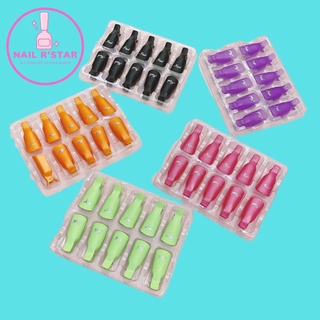 Kẹp ủ tháo gel móng tay - Bộ 10 kẹp nhựa bền chắc chuyên dụng cho dân làm móng