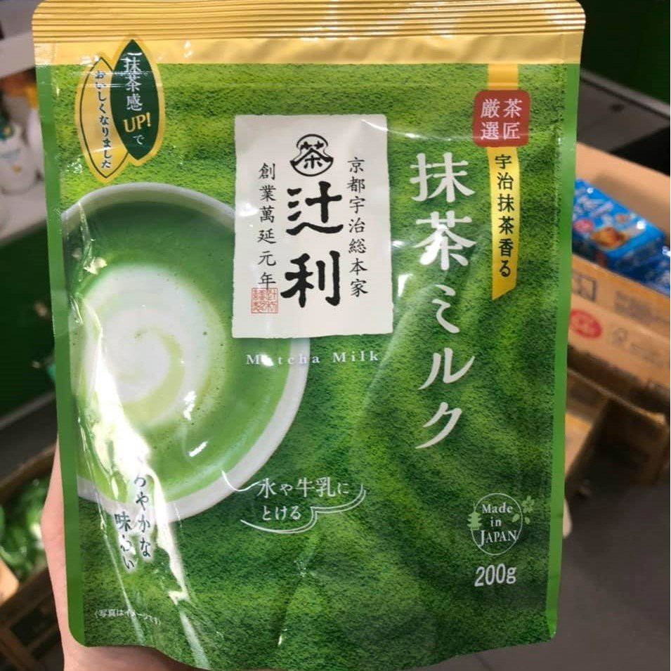 Bột Trà Sữa Matcha Milk Kataoka Nhật Bản  Chống Oxy Hoá, Hỗ Trợ Sức Khoẻ - Túi 200g