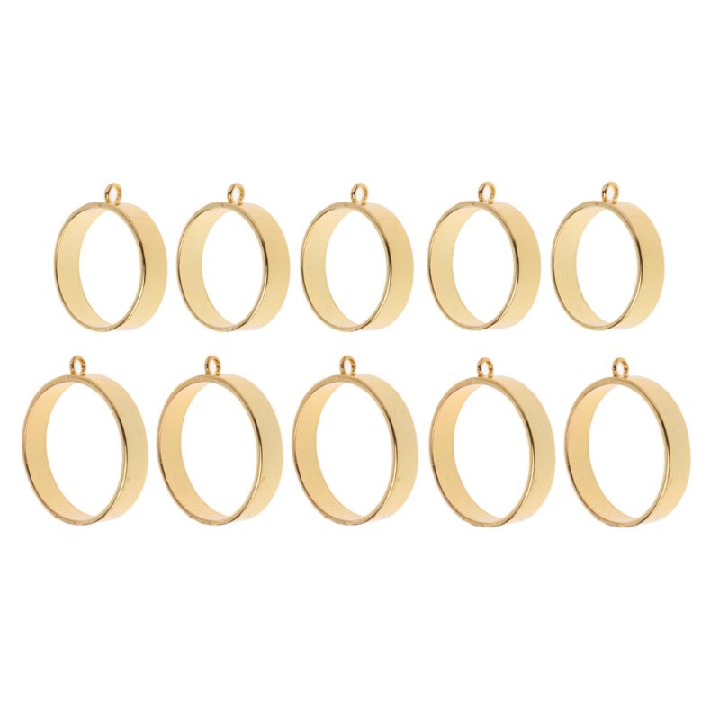 Bộ 5 Mặt Dây Chuyền Làm Móc Khóa / Đồ Trang Sức Bằng Nhựa Resin DIY