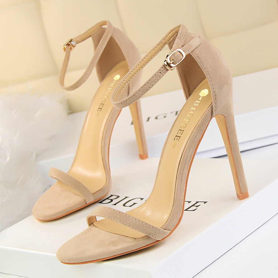 MKB 126-9 GIÀY CAO GÓT BIGTREE SANDAL DA LỘN chính hãng-có SẴN 33 4