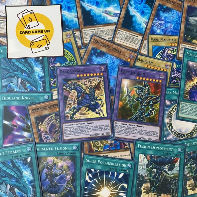 Bài YuGiOh - Bộ 54 lá bài Dark Magician – Platinum Master Duel Deck - Card Game VN