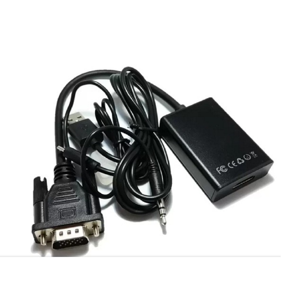 Cáp chuyển đổi Vinetteam từ VGA sang HDMI có âm thanh-VGA TO HDMI có âm thanh -dc2851