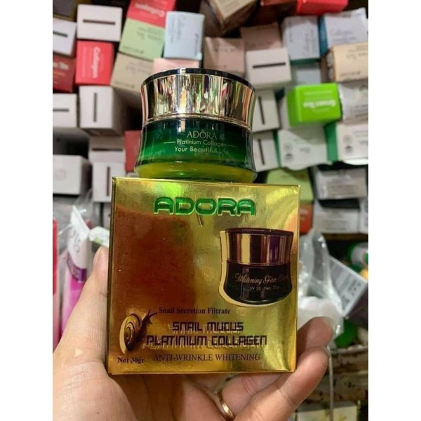 Kem ADORA mụn trắng da, chống nhăn, ngừa lão hóa.