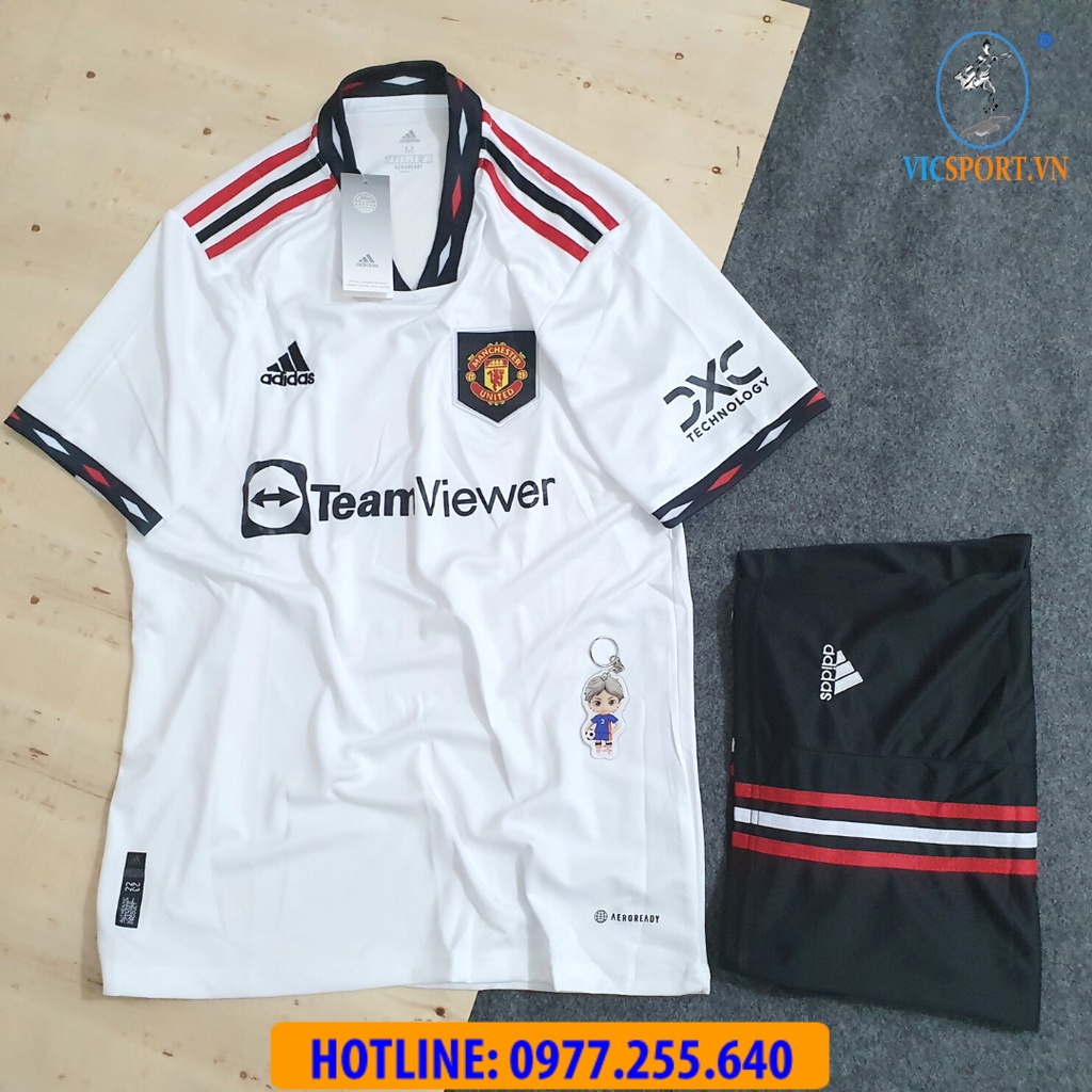 Quần Áo Bóng Đá CLB Manchester United Màu Trắng 2022-2023 - Hàng Thái Lan  - Vicsport