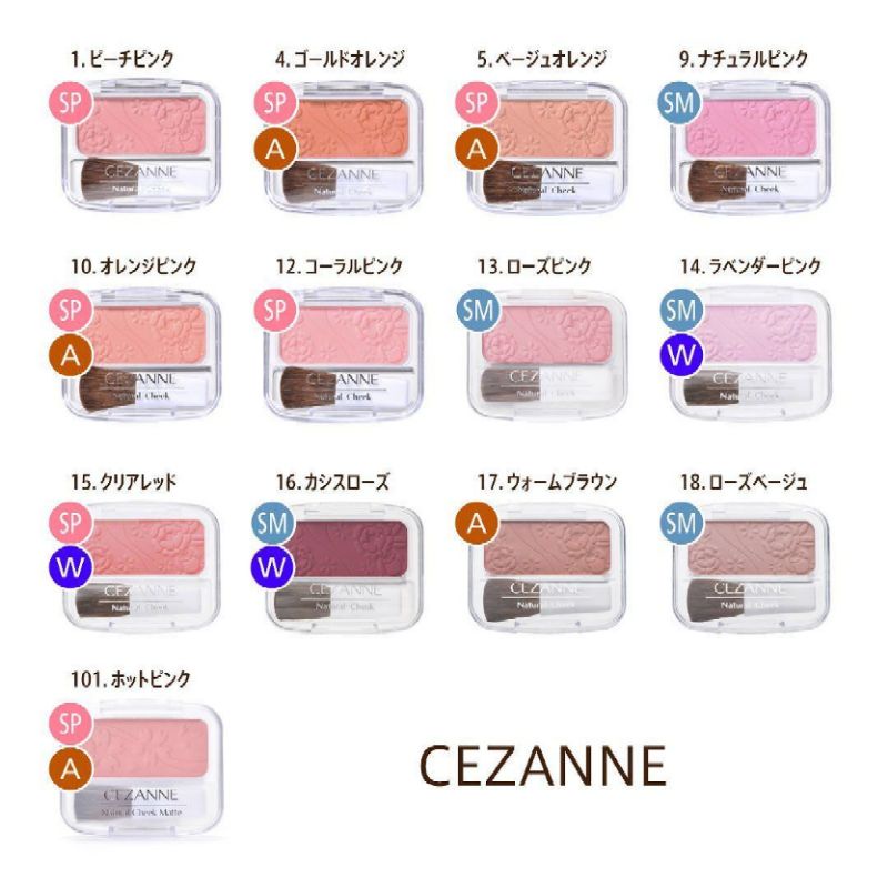 Phấn má Cezanne Natural Cheek N 10 12 101