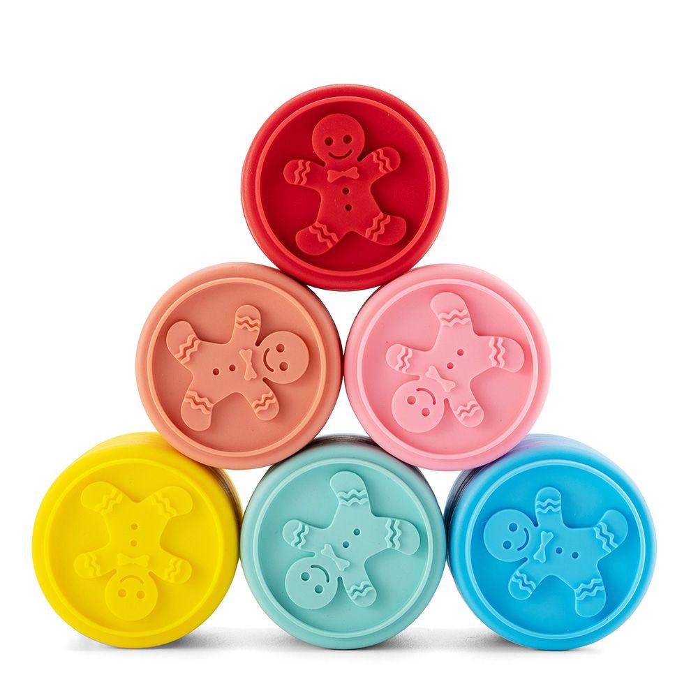 Khuôn Nhấn In Nổi Họa Tiết Trang Trí Bánh Quy / Socola