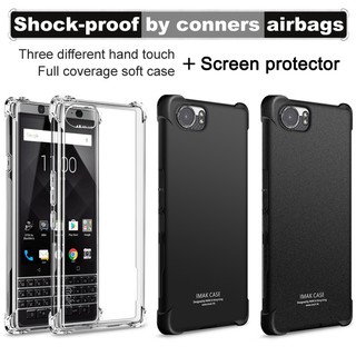 Ốp điện thoại TPU mềm màu đen cho BlackBerry Keyone D70