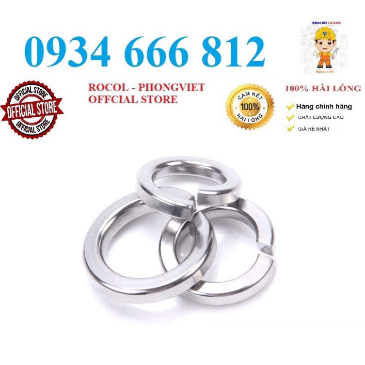 Set 50c và  20c Long đen vênh đen cấp bền 8.8 M3, M4, M5, M6,M8, M10,M12