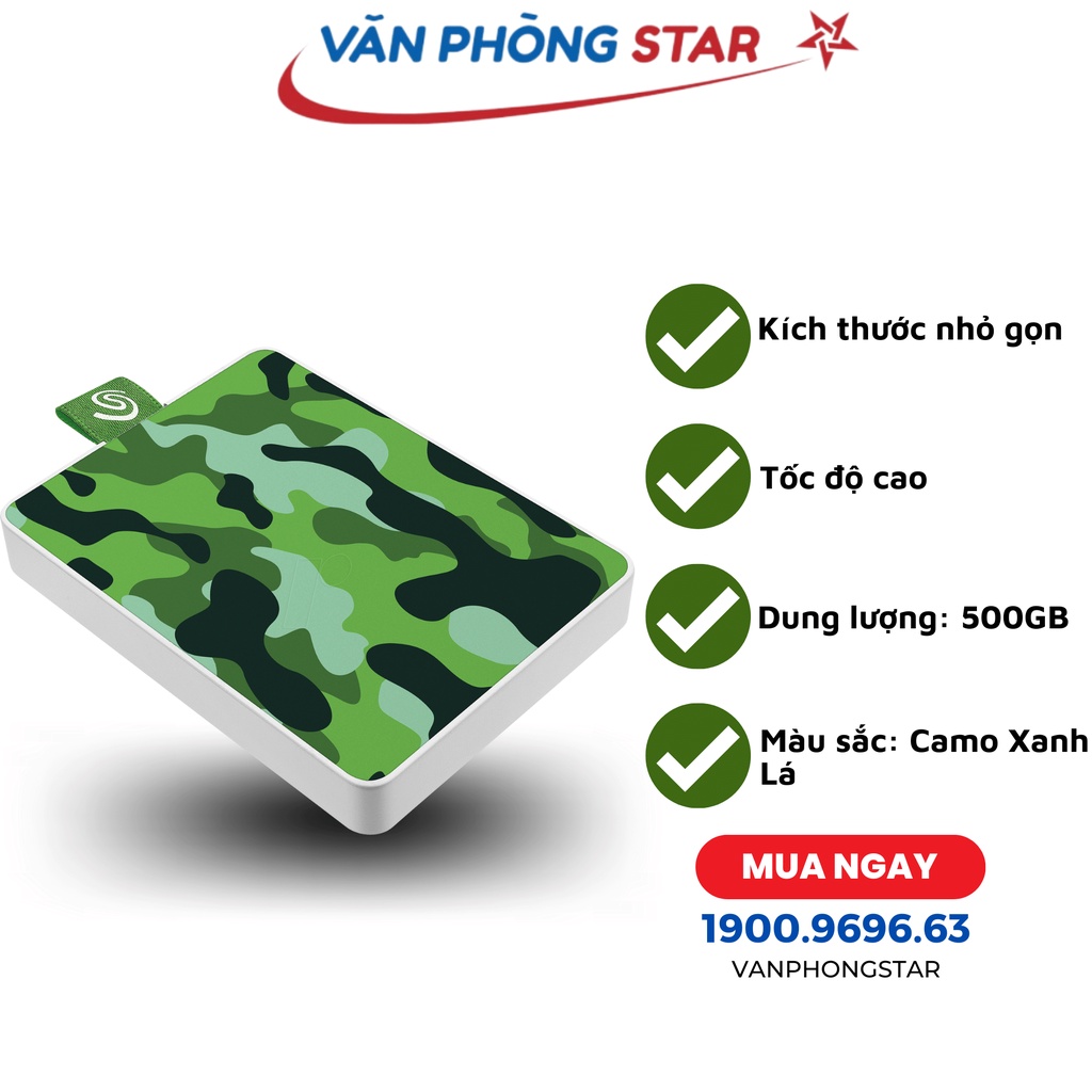 Ổ cứng gắn ngoài SSD 500GB USB 3.0 2.5 inch Seagate One Touch