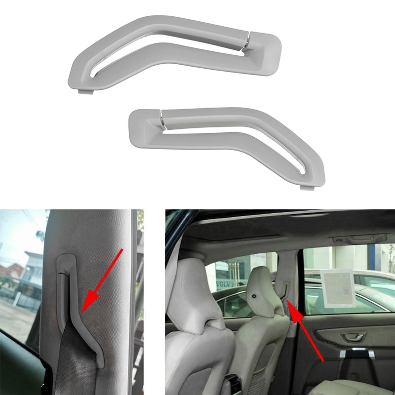 Vòng Đệm Bọc Dây Đai An Toàn Màu Xám Cho Volvo S60 S80 V70 XC90