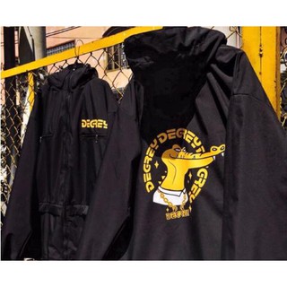 ÁO KHOÁC DÙ NAM LOGO CON CÁ SẤU VÀNG