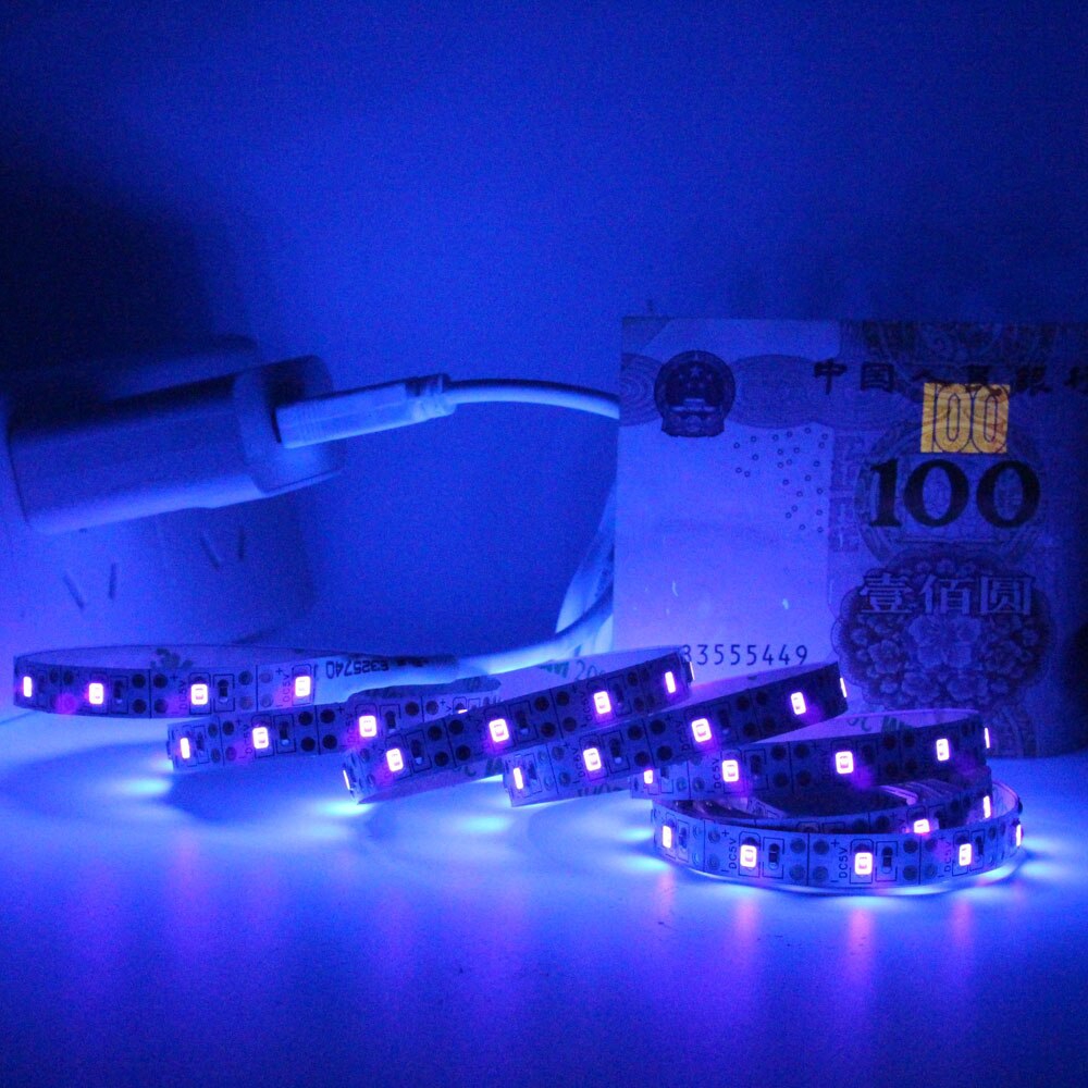 Cuộn Dây Đèn led 395-405nm Cổng usb 5v 2835 smd tv Dài 1m 2m 3m