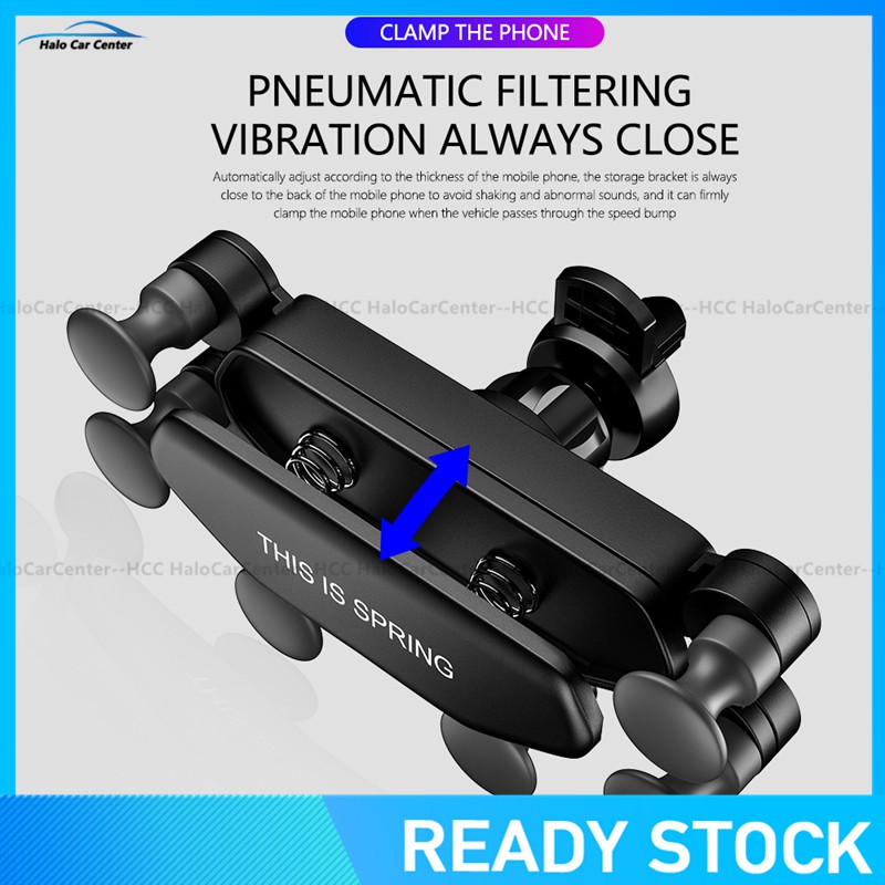 (Hàng Có Sẵn) Giá Đỡ Điện Thoại Gắn Khe Điều Hòa Xe Hơi