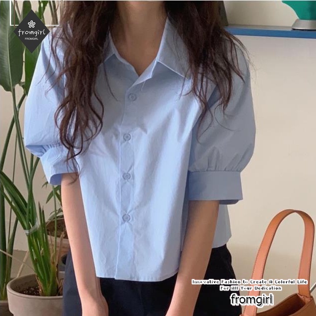 Áo Sơ Mi Tay Ngắn Dáng Rộng Phong Cách Thời Trang Hàn Quốc 2022