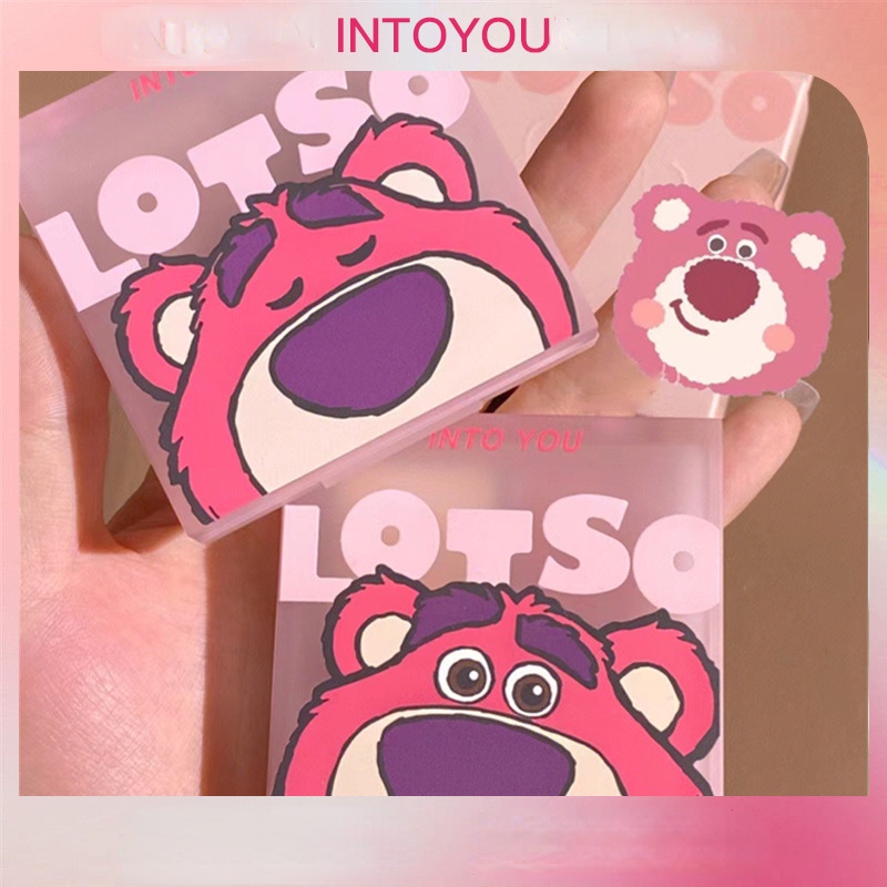 Bảng Phấn Mắt 4 Màu Lì Ánh Kim INTO YOU Strawberry Bear