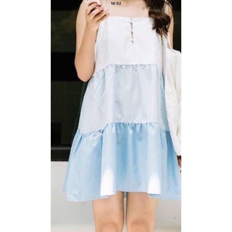 đầm baby doll dottie sz M fit S/M.