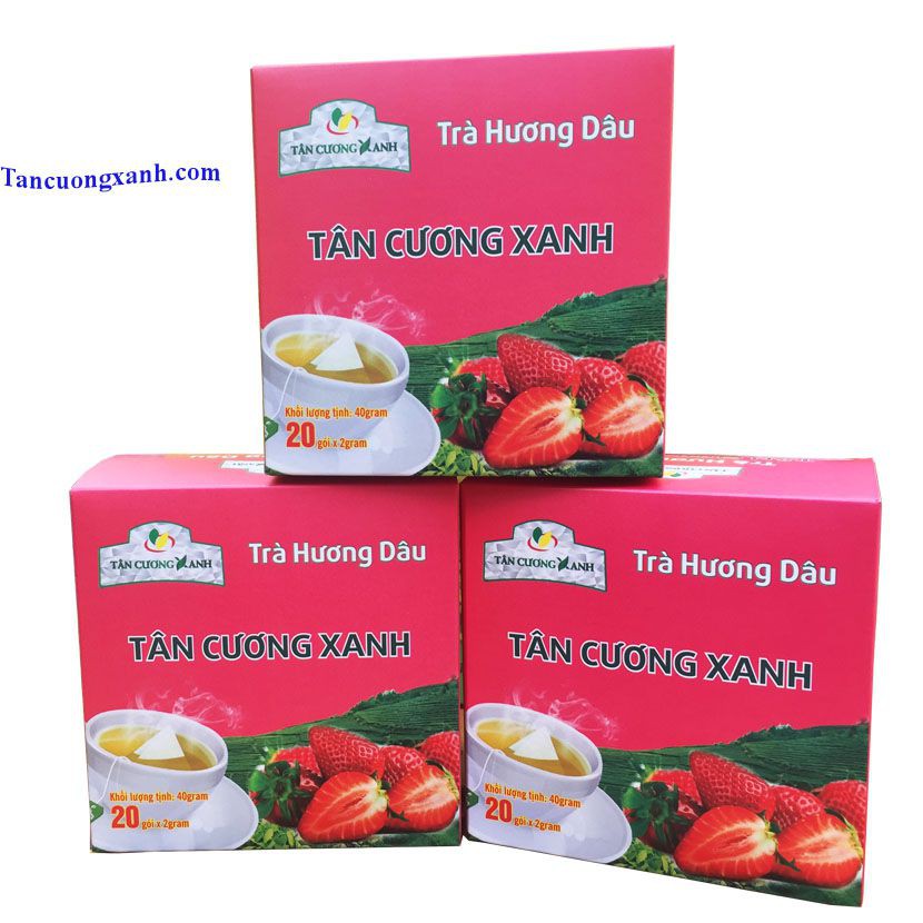 Trà Dâu Túi Lọc 40g TÂN CƯƠNG XANH