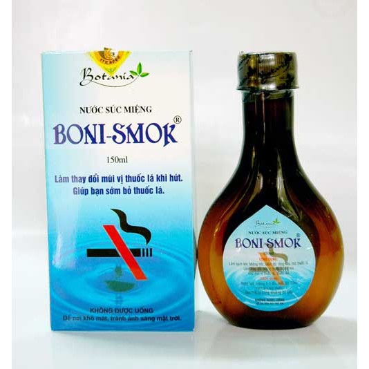 Nước súc miệng Boni-smok 150ml.-250ml