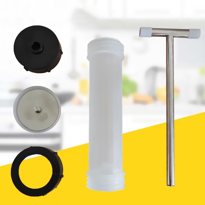 Dụng cụ nhồi xúc xích, lạp xưởng tay cầm inox tiện lợi cho gia đình
