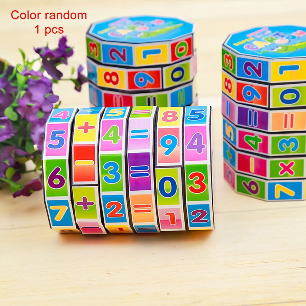 1 Khối Lắp Ráp 6 Tầng Bằng Nhựa Màu Sắc Ngẫu Nhiên