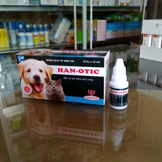 DUNG DỊCH NHỎ TAI, VỆ SINH TAI HAN OTIC 15ML
